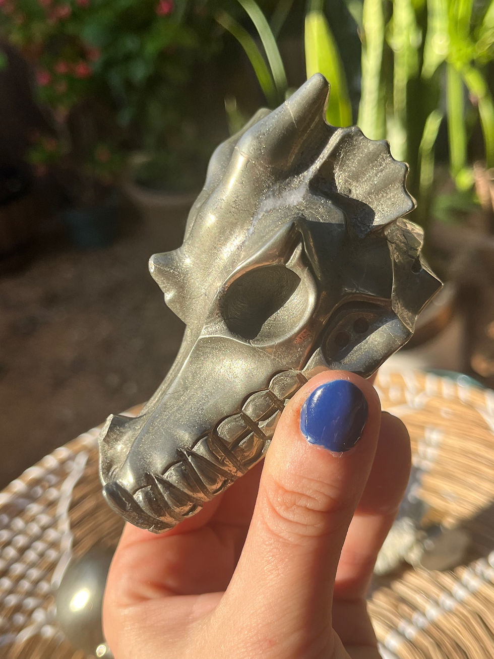 Thumbnail: Pyrite Dragon Carving 
