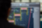Computer with design on screen