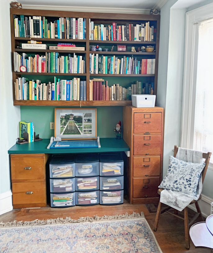 Bright and beautifully organized office