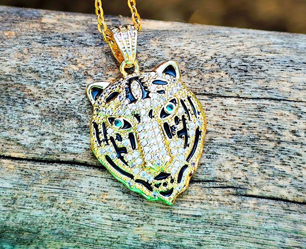 Miniature : PENDENTIF ou COLLIER TIGER