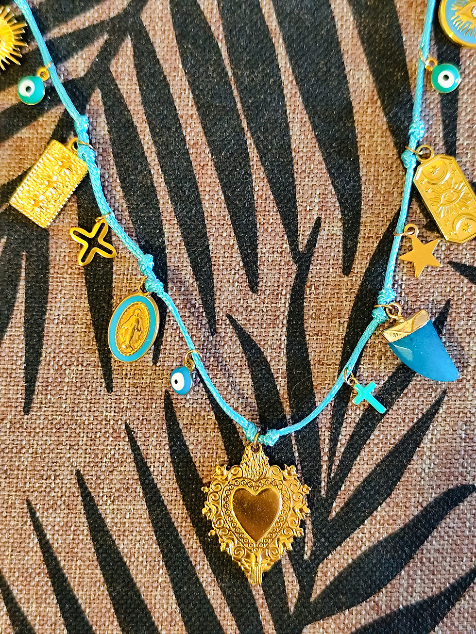 Miniature : Collier BLUE TALISMANS 