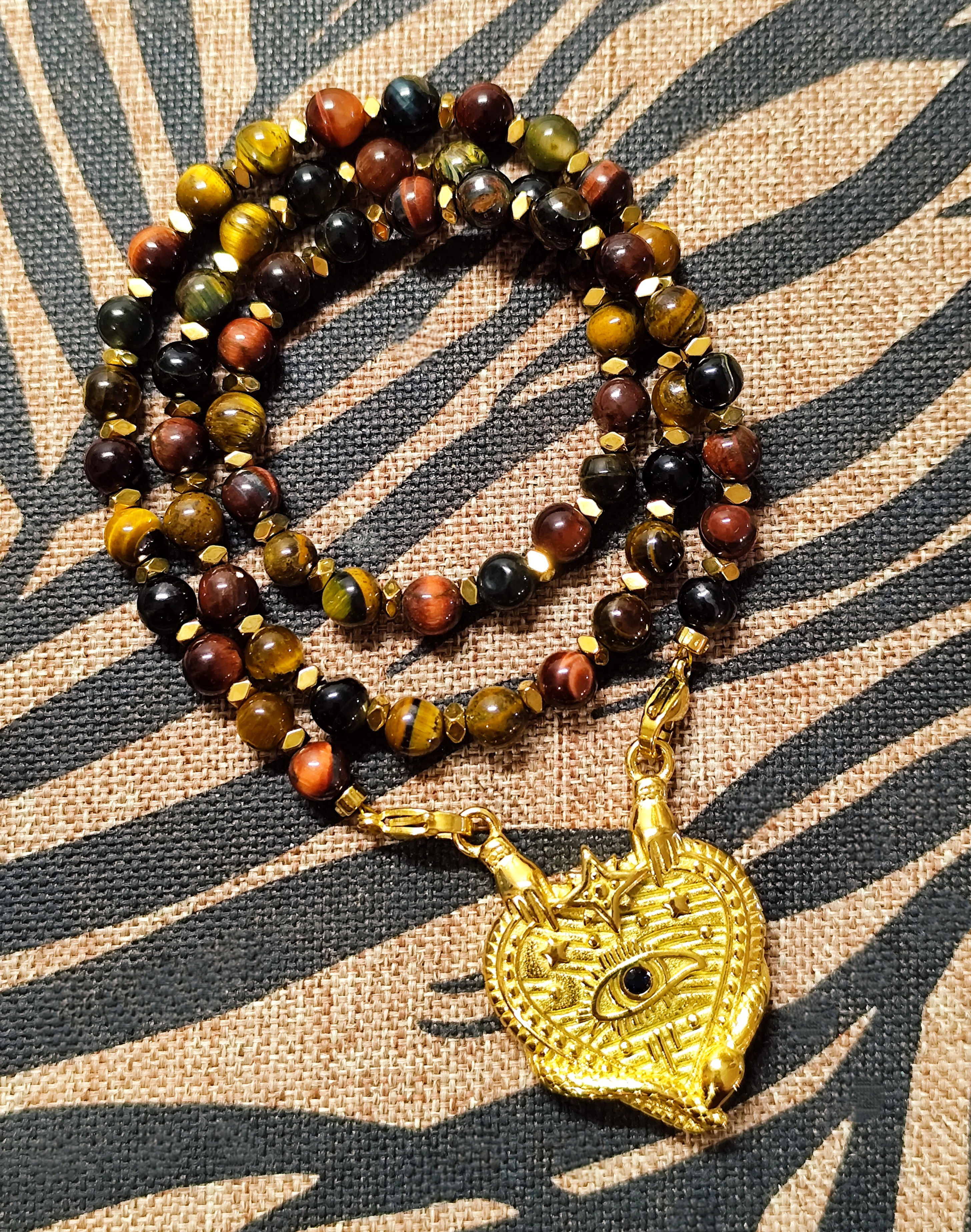 Collier LOCKET OT GRAND COEUR