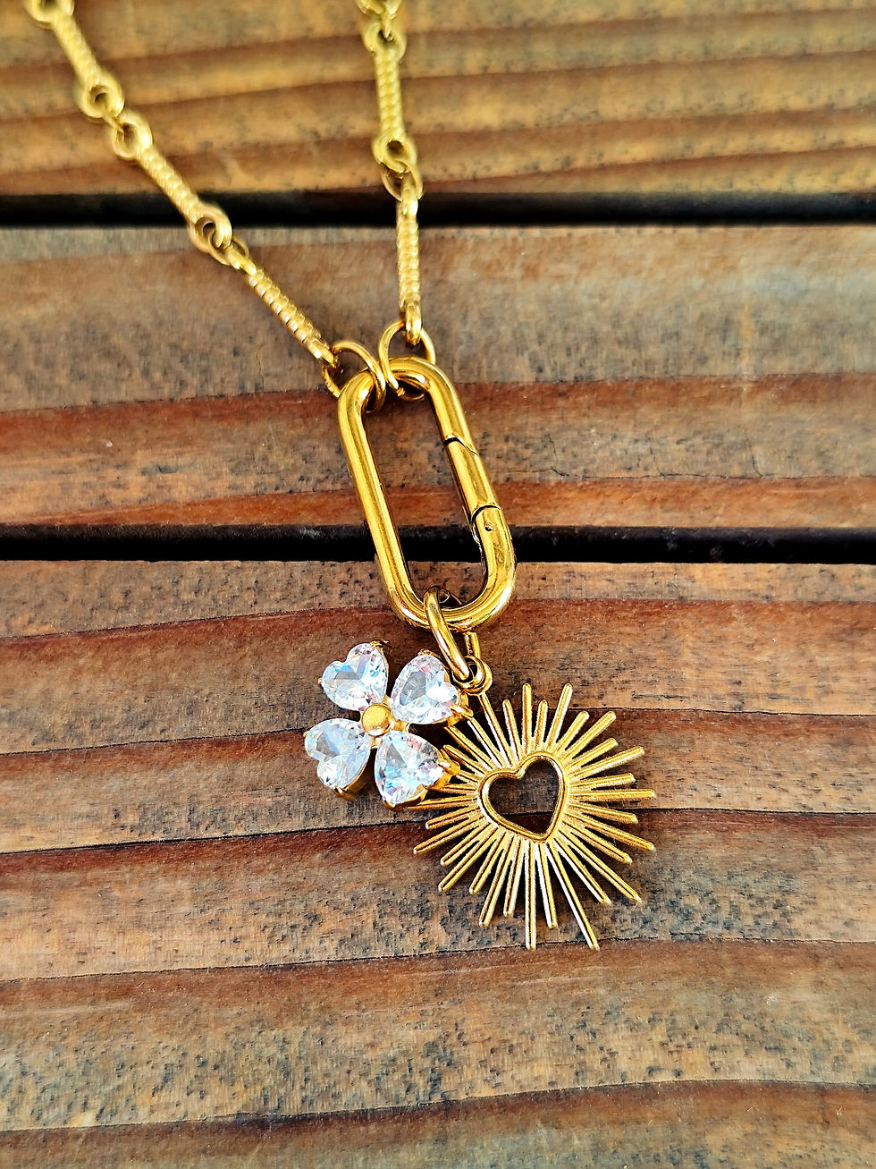 Miniature : Collier WHITE CLOVER