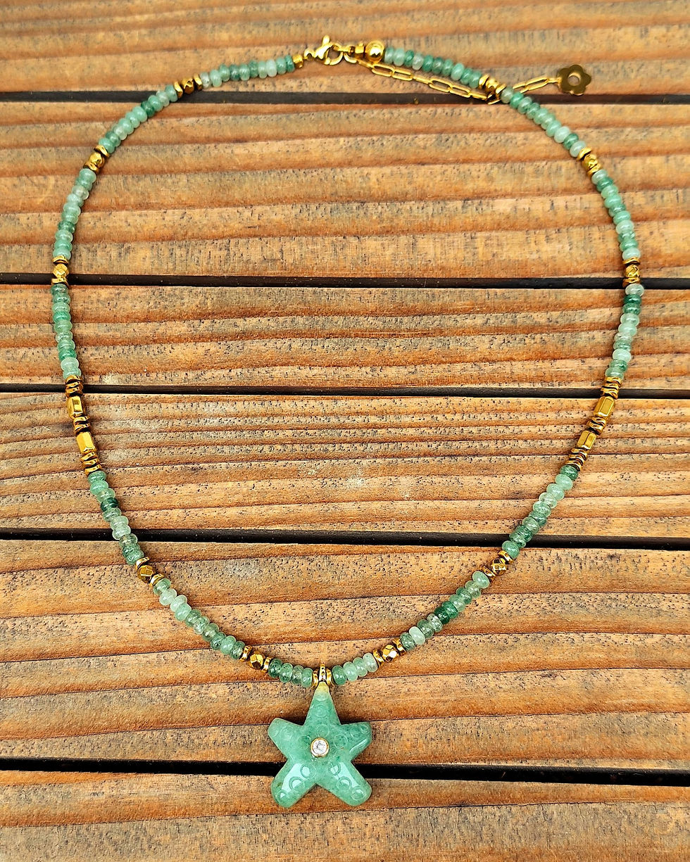 Miniature : Collier GREEN STAR
