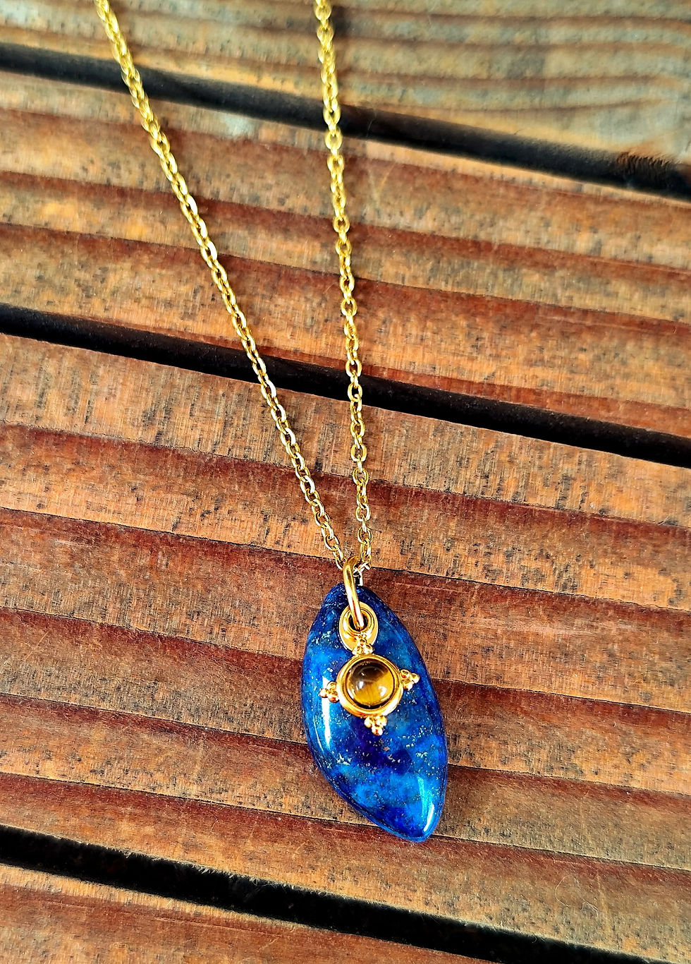 Miniature : Collier LAPIS POINTU