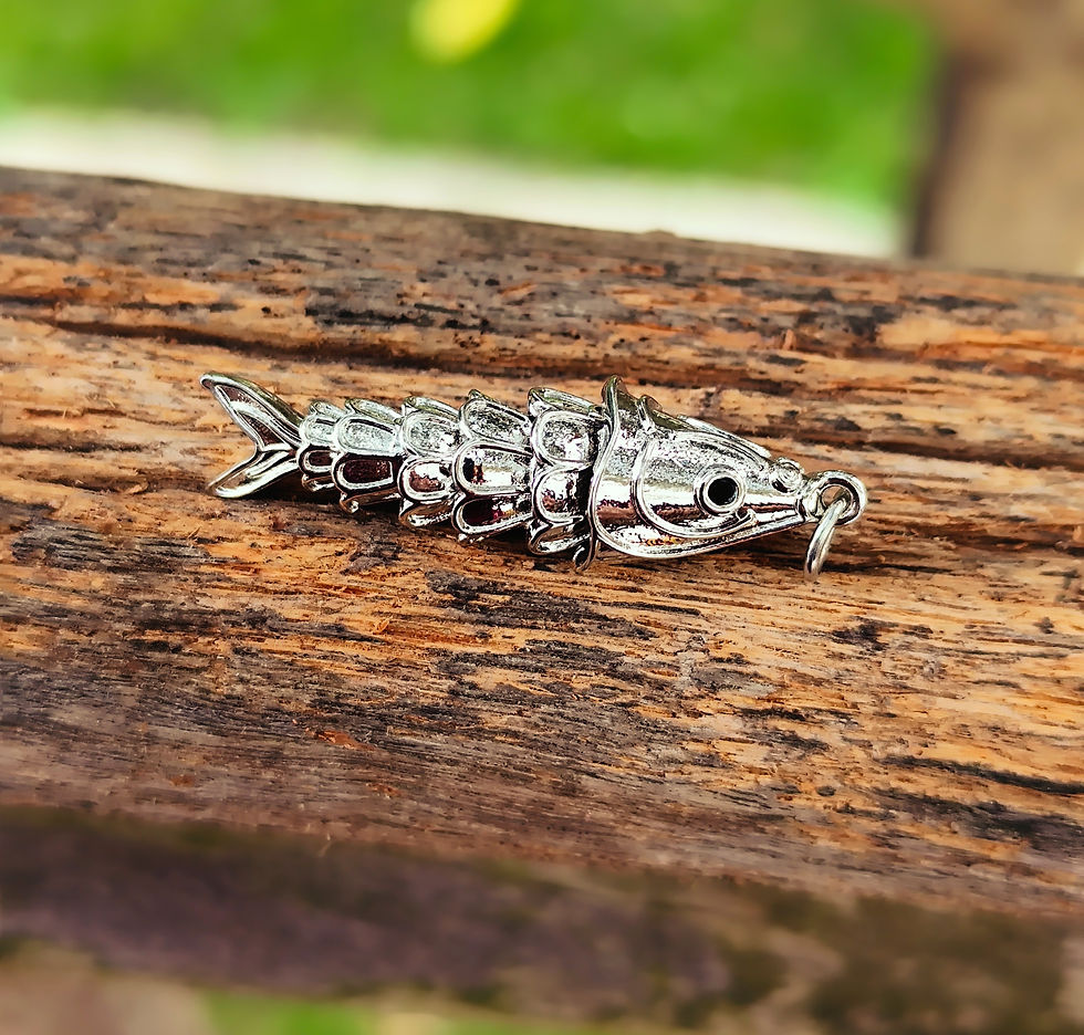 Miniature : GRI-GRI FISH ÉCAILLES Argent