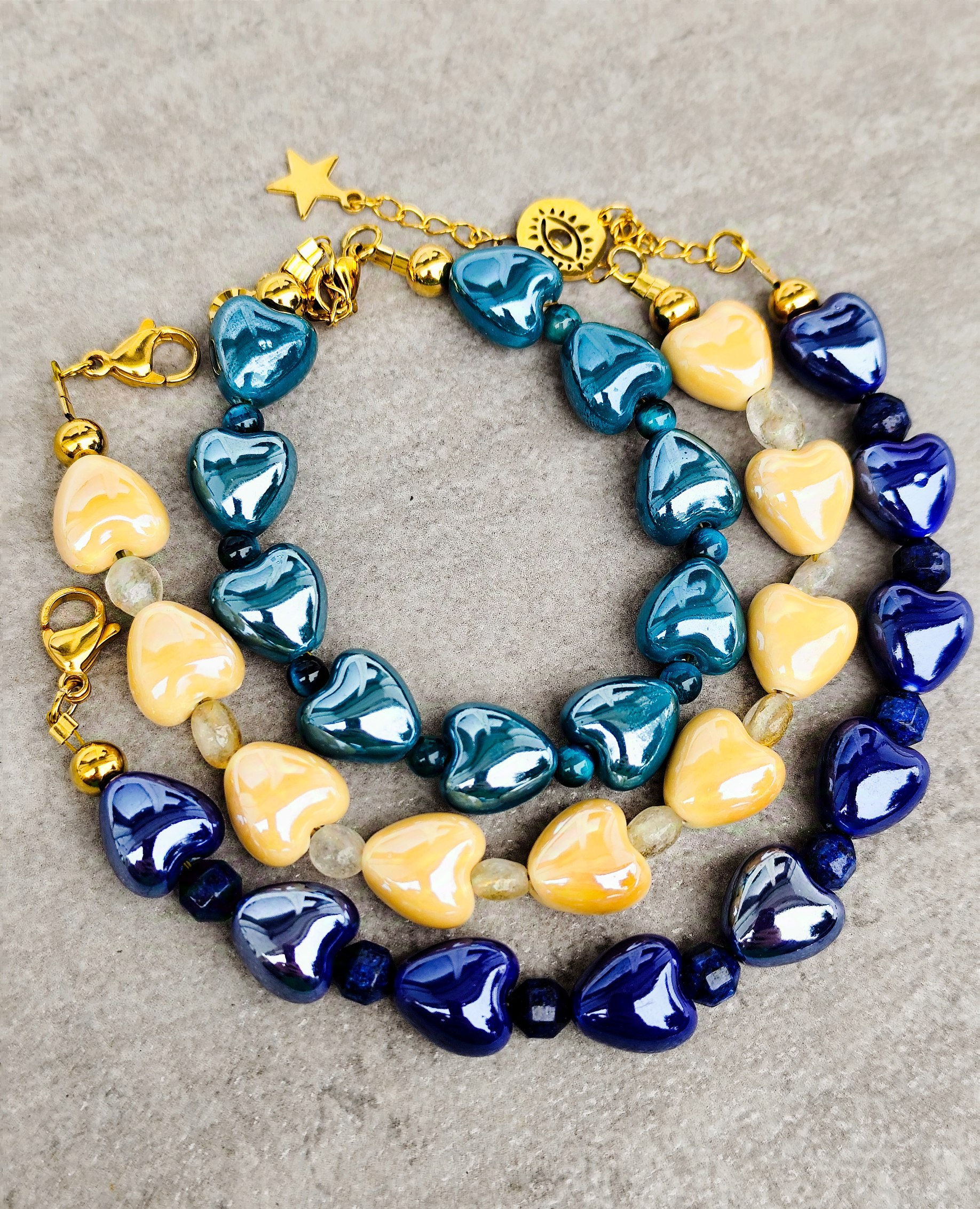 Bracelets COEURS COLORS