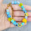 Miniature : Bracelet HAPPY JAUNE BLEU