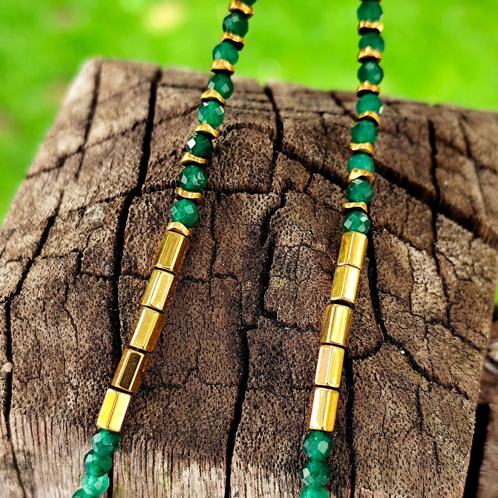Miniature : Collier MYLA ONYX VERT