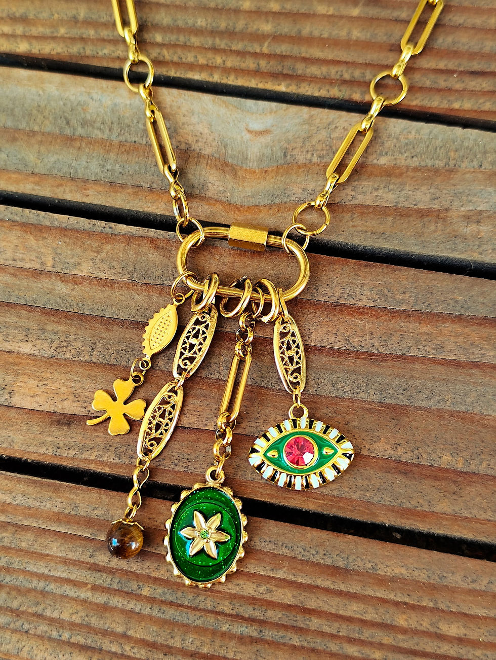 Miniature : Collier ALL GREEN