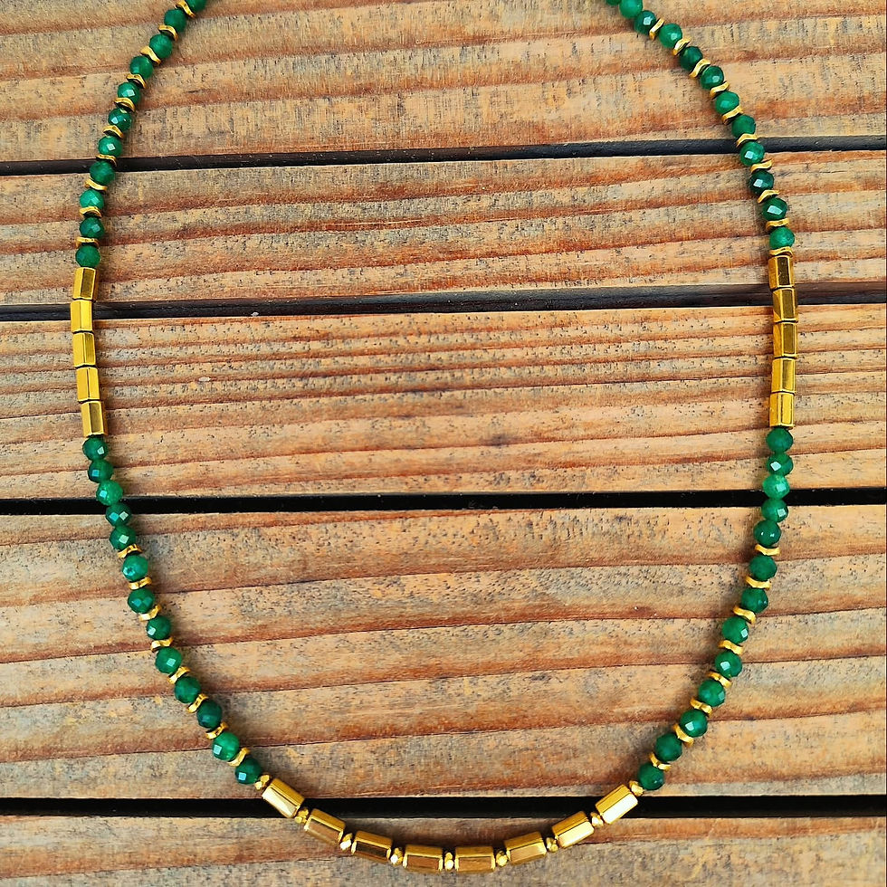 Miniature : Collier MYLA ONYX VERT