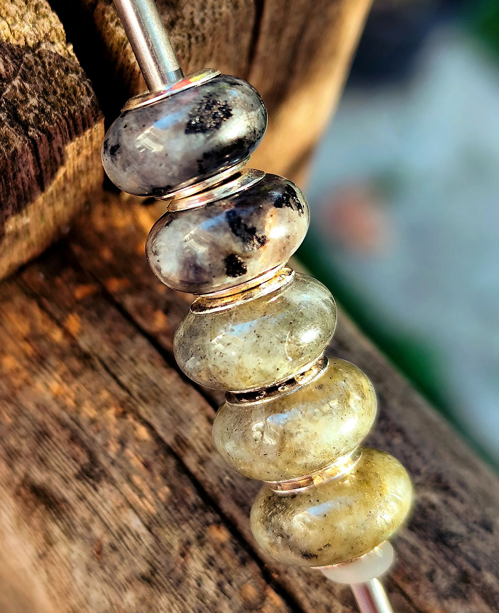 Miniature : CHARMS LABRADORITE 