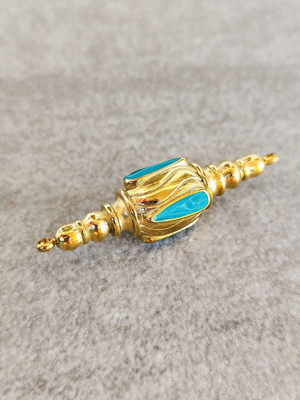 Miniature : Talisman toupie acier inoxydable 