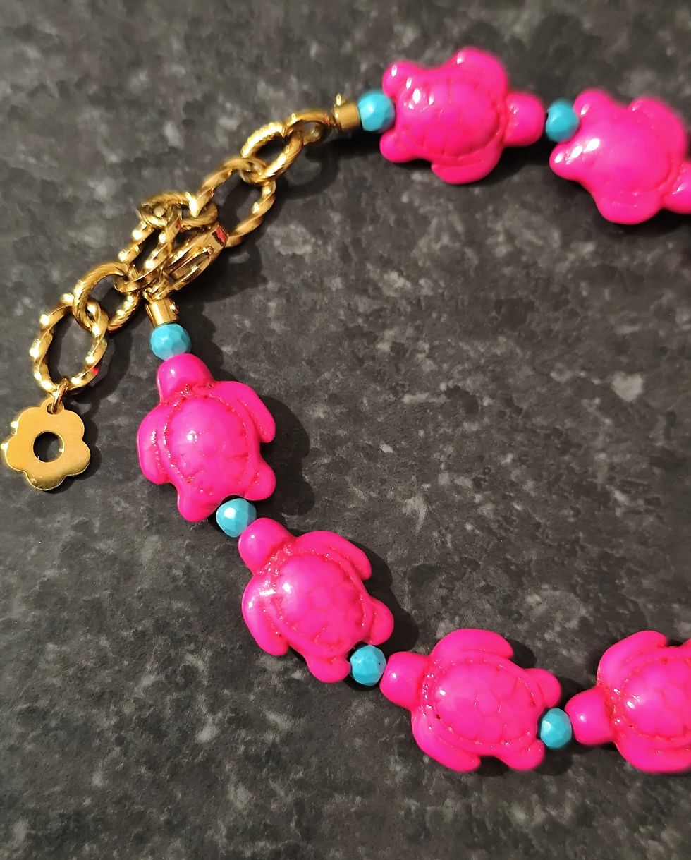 Miniature : Bracelet PINK TURTLE