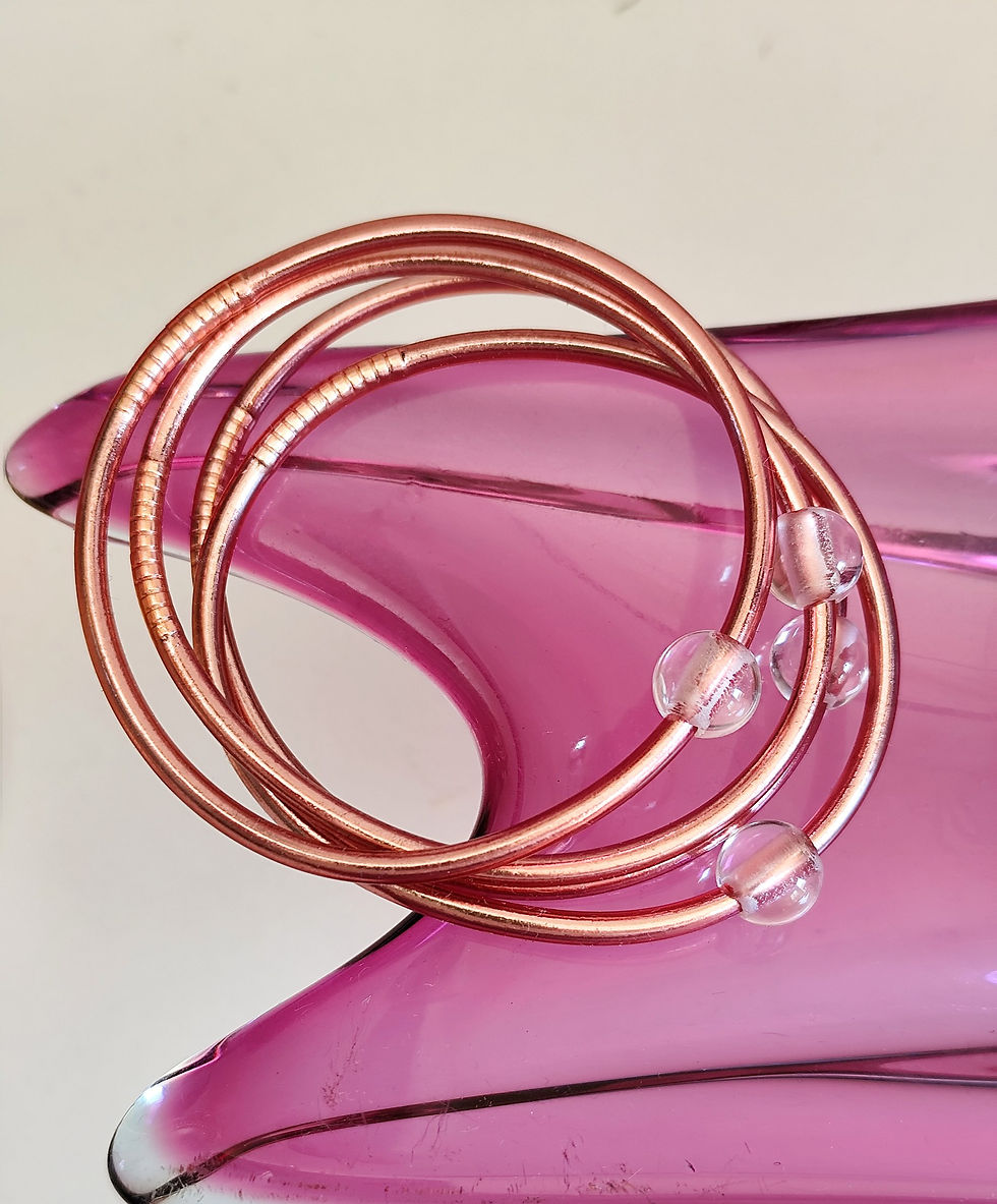 JONC AURA PINK GOLD Quartz transparent