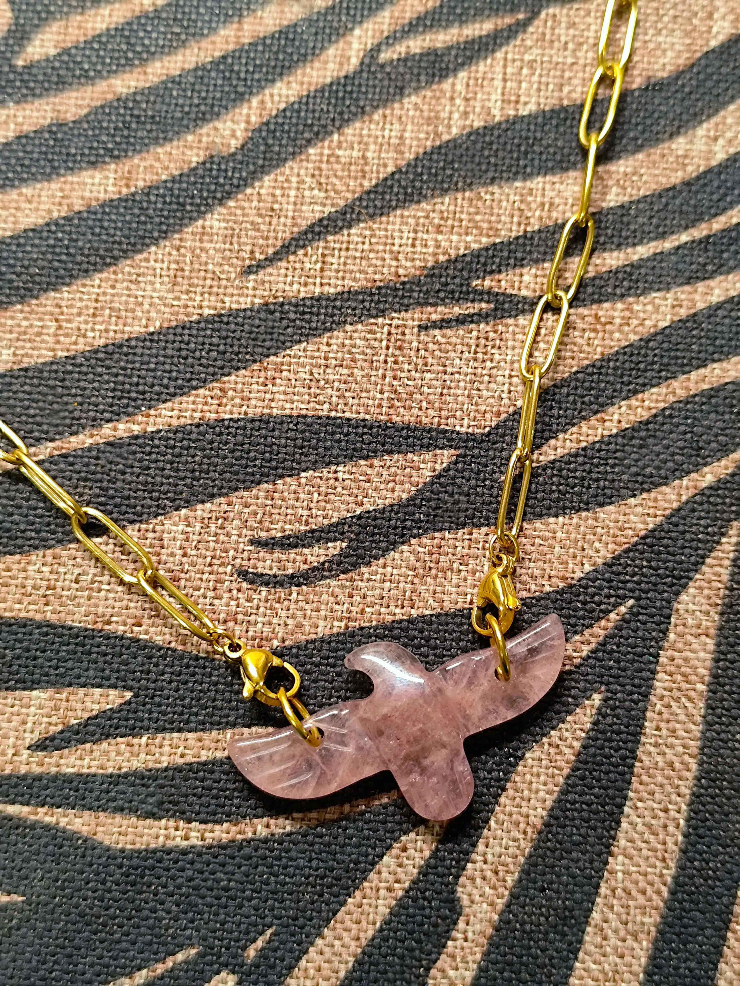 Collier LOCKET PHENIX QUARTZ 🍓