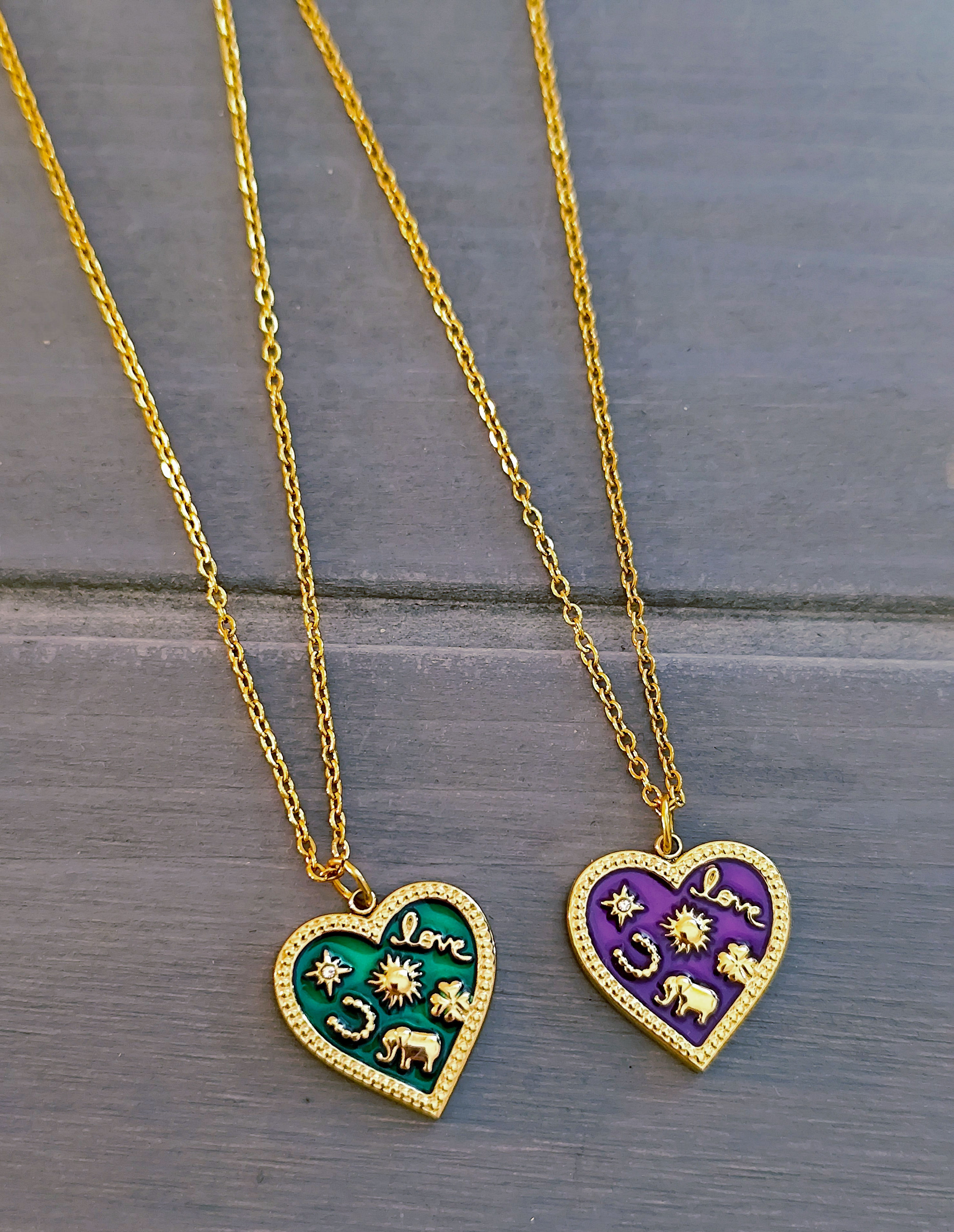 Collier COEUR AMULETTES 