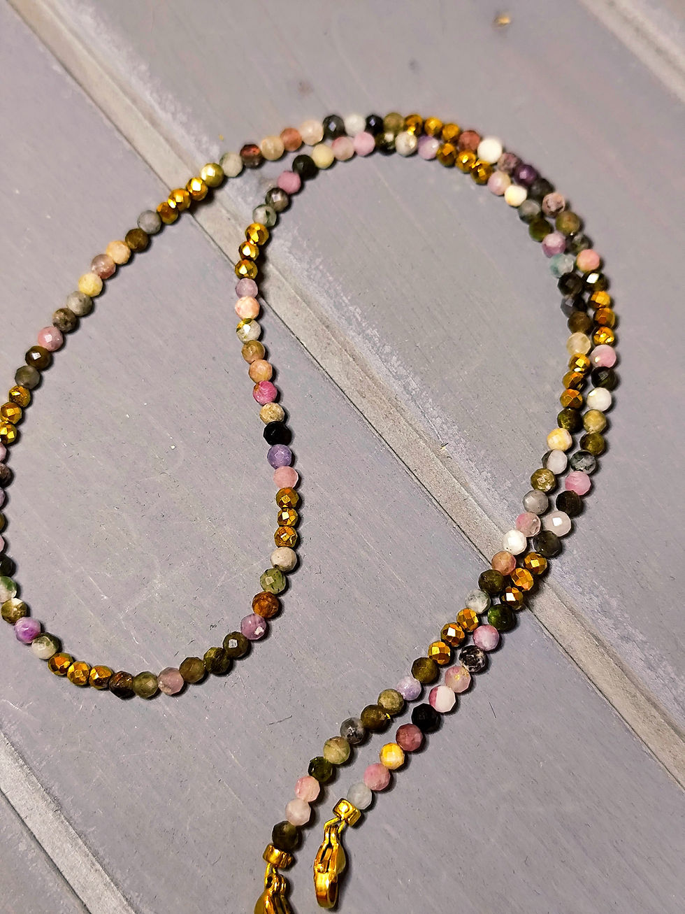 Miniature : Collier LOCKET TOURMALINE 4 MM