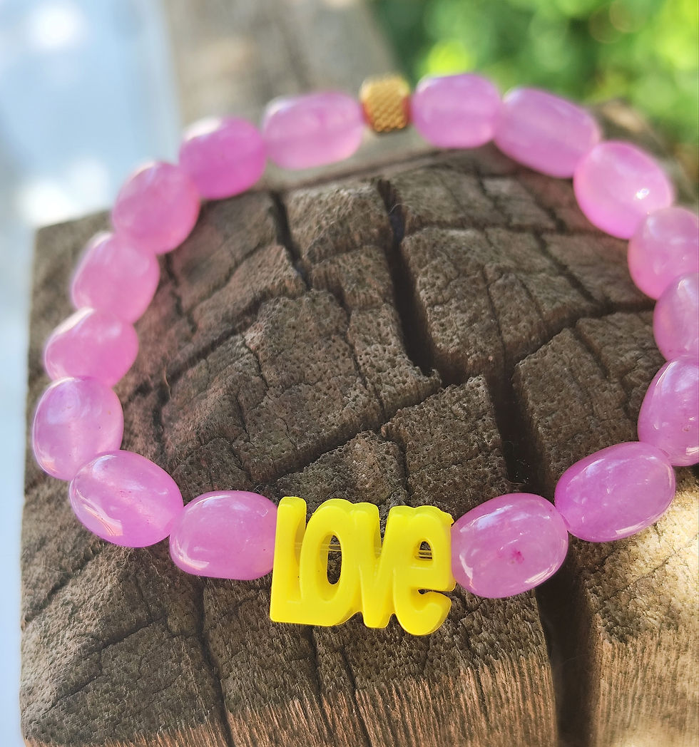 Miniature : Bracelet LOVE CALCEDOINE