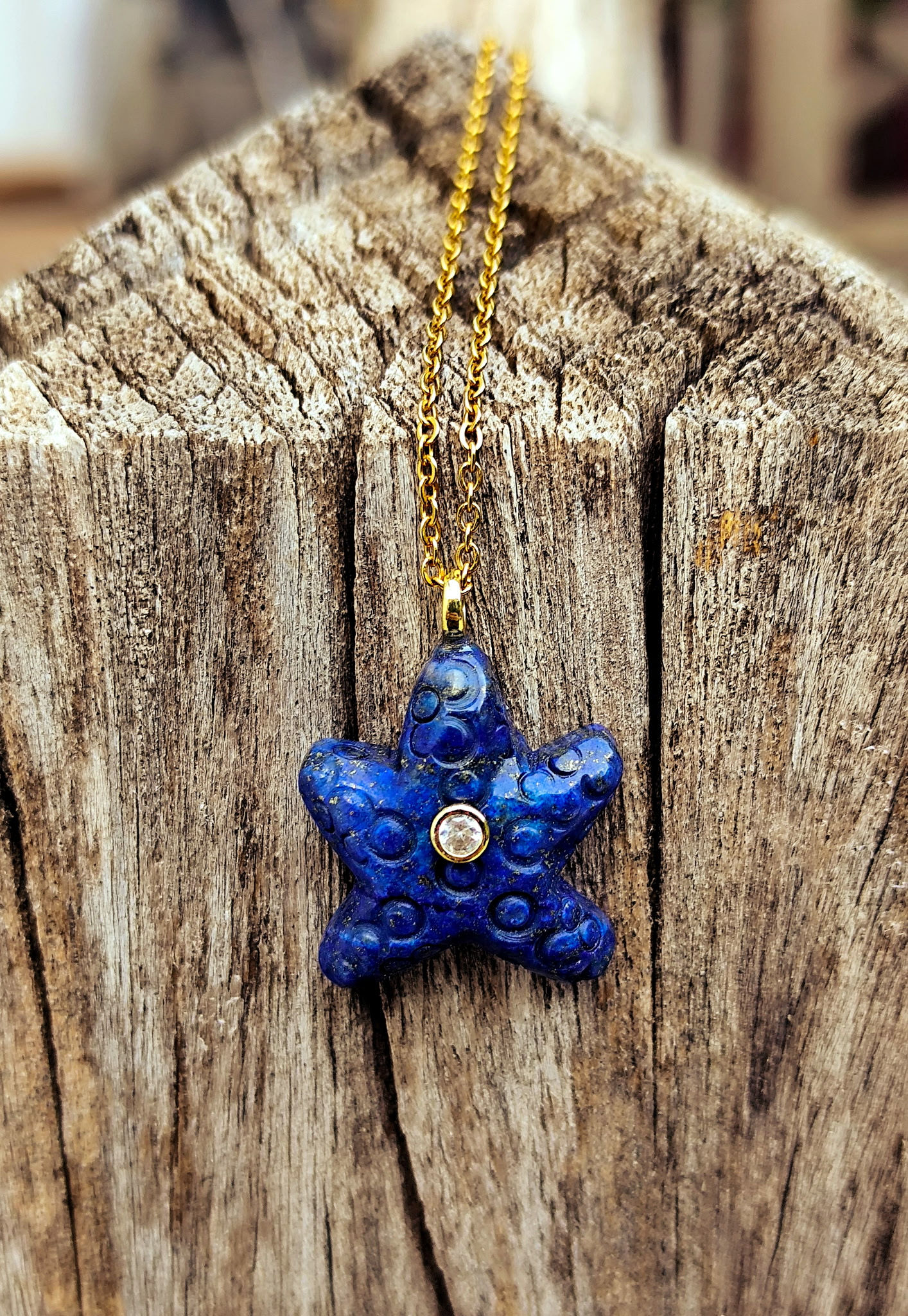Collier ÉTOILE LAPIS