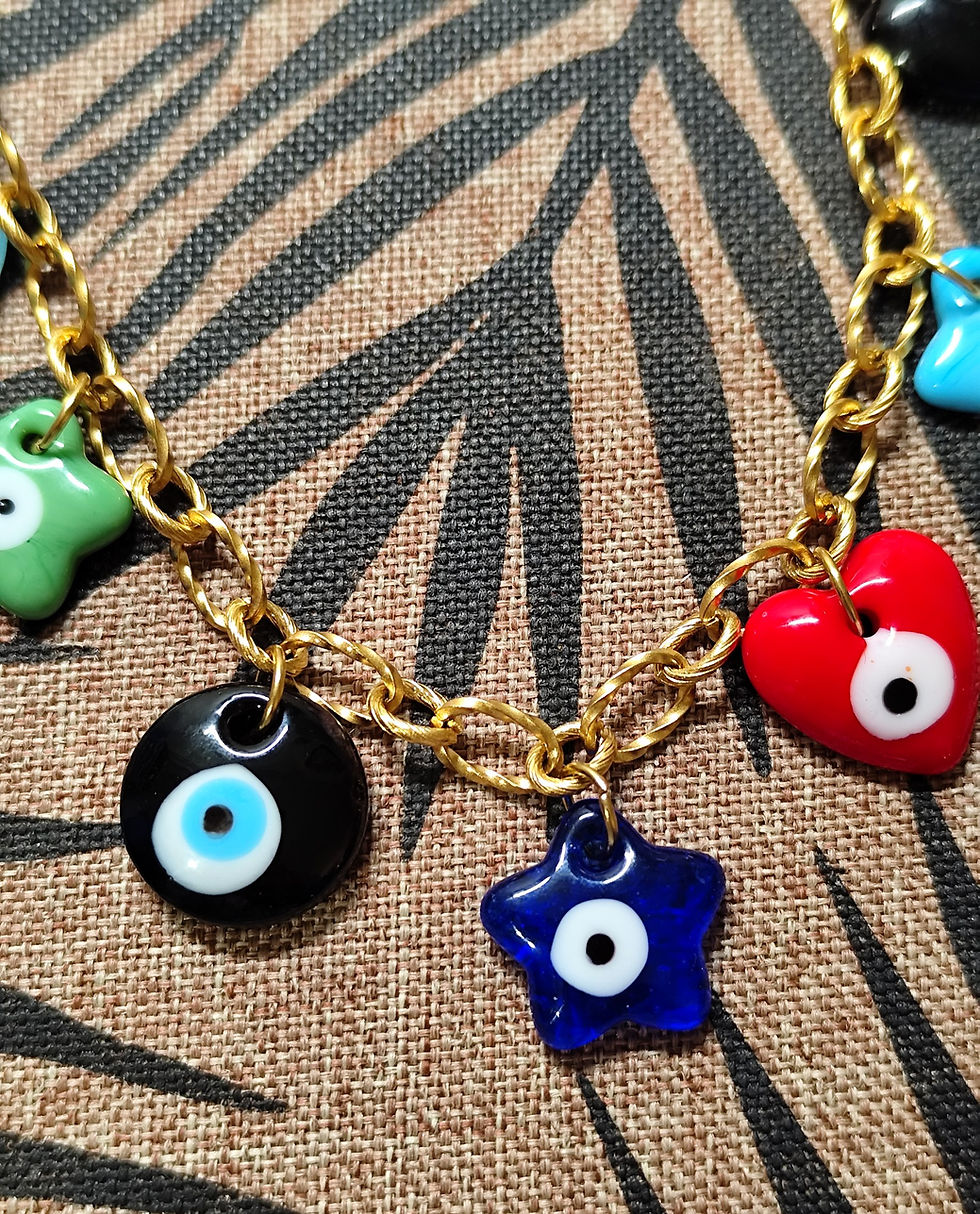 Miniature : Collier MULTI NAZARS