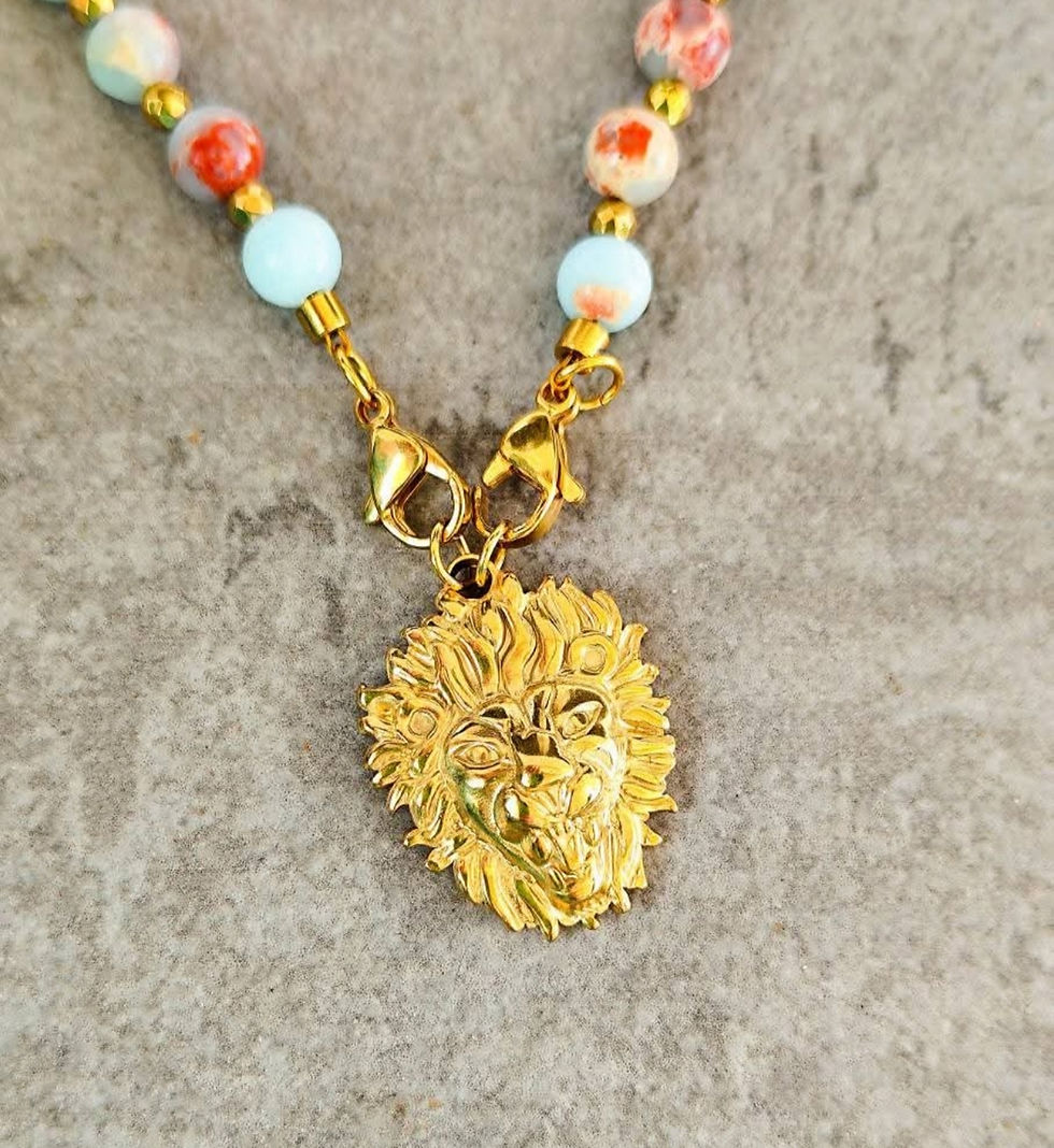 Miniature : Collier LOCKET SHOUSHAN BLEU