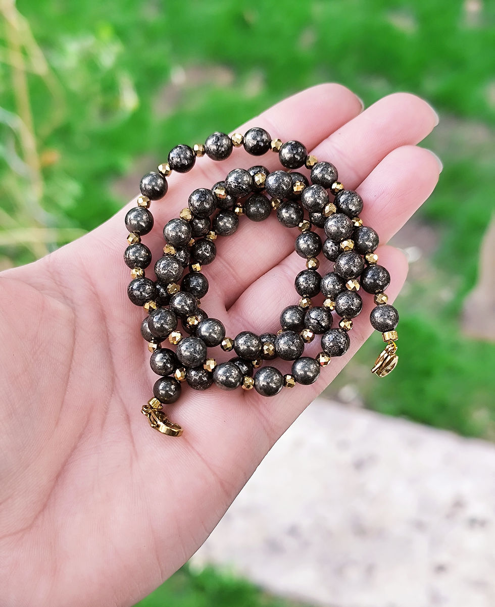 Miniature : Collier LOCKET 3 T PYRITE