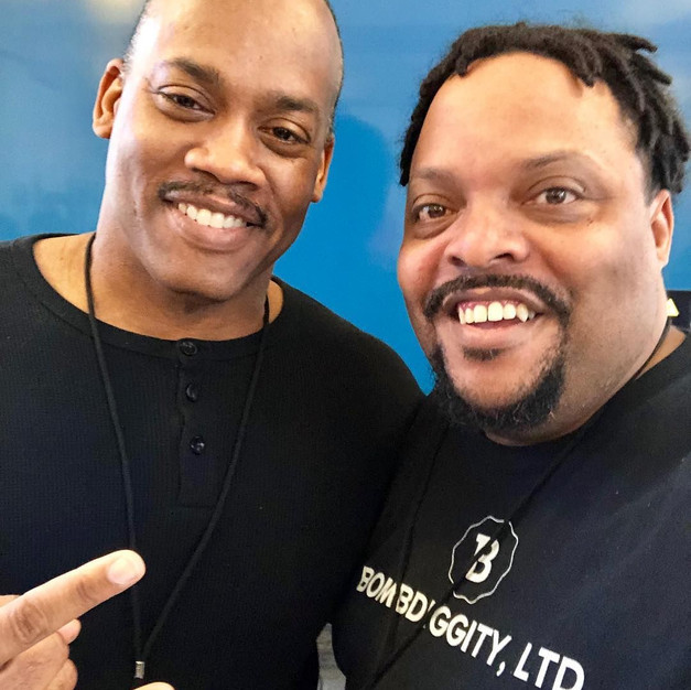 R.J. with filmmaker/director Greg Carter
