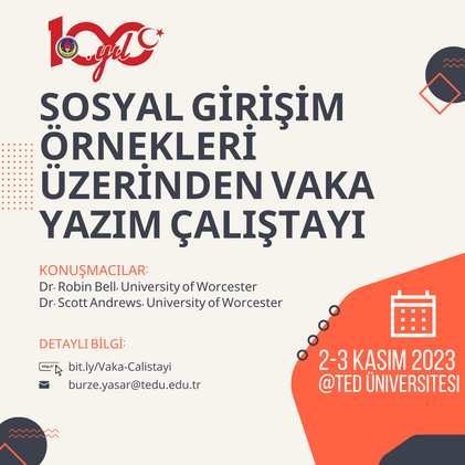 Sosyal Girişim Örnekleri Üzerinden Vaka Yazım Çalıştayı