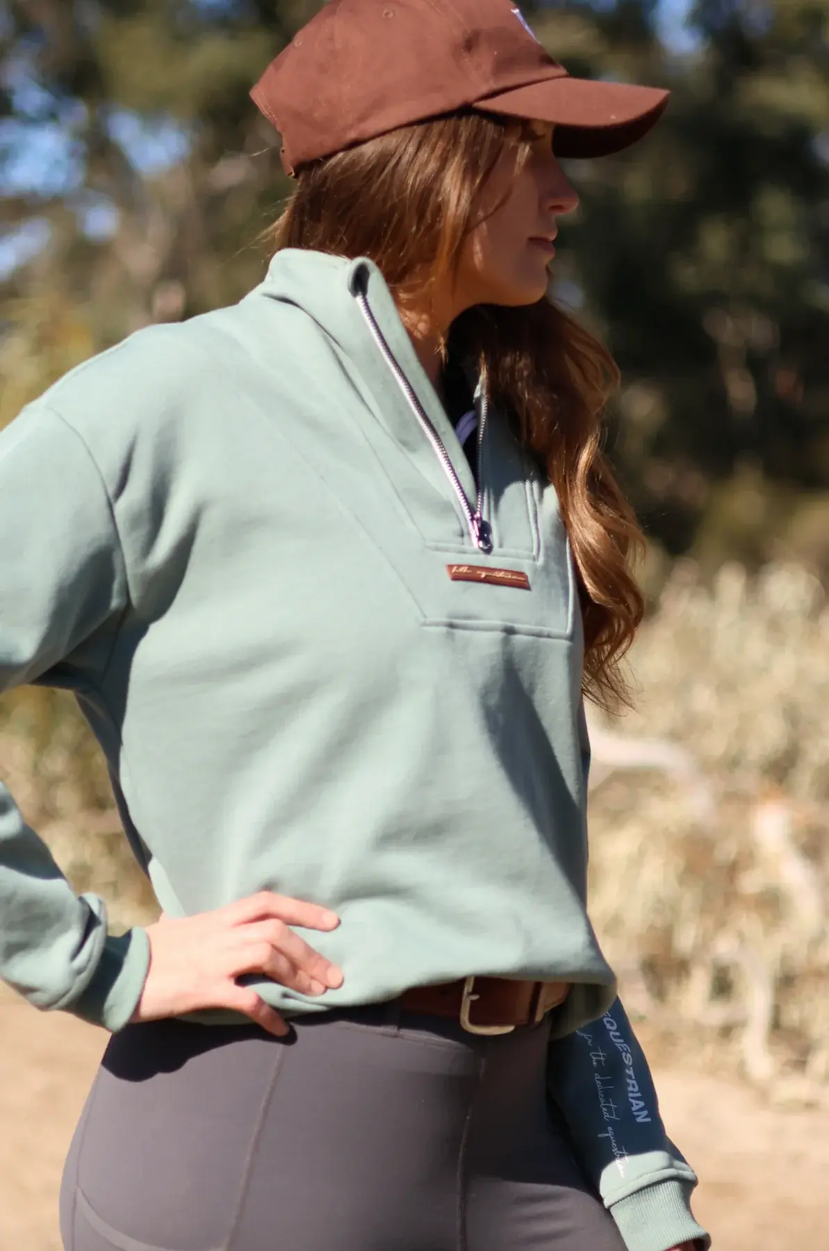 HLH Quarter Zip Sweater