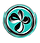 Lucky, successful and rich business logo. Use turquoise and black and white color only.