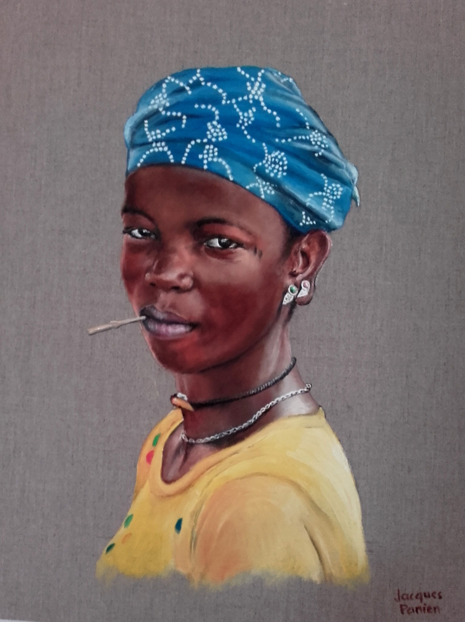 Sénégalaise 30 x40 cm
