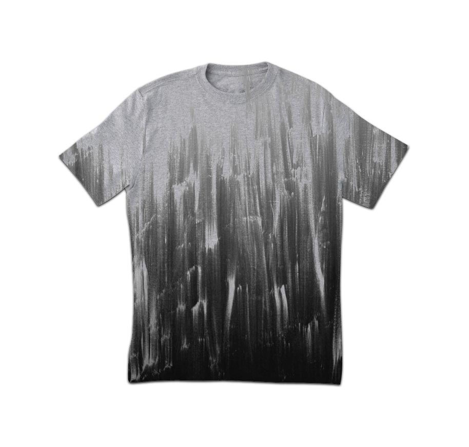 Grungy Print T-Shirt 