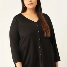 Min 20% off on Plus size tops for women