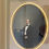 Miniature : Ancien portrait XIX eme Huile sur carton encadré vers 1860 / 70