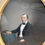 Miniature : Ancien portrait XIX eme Huile sur carton encadré vers 1860 / 70