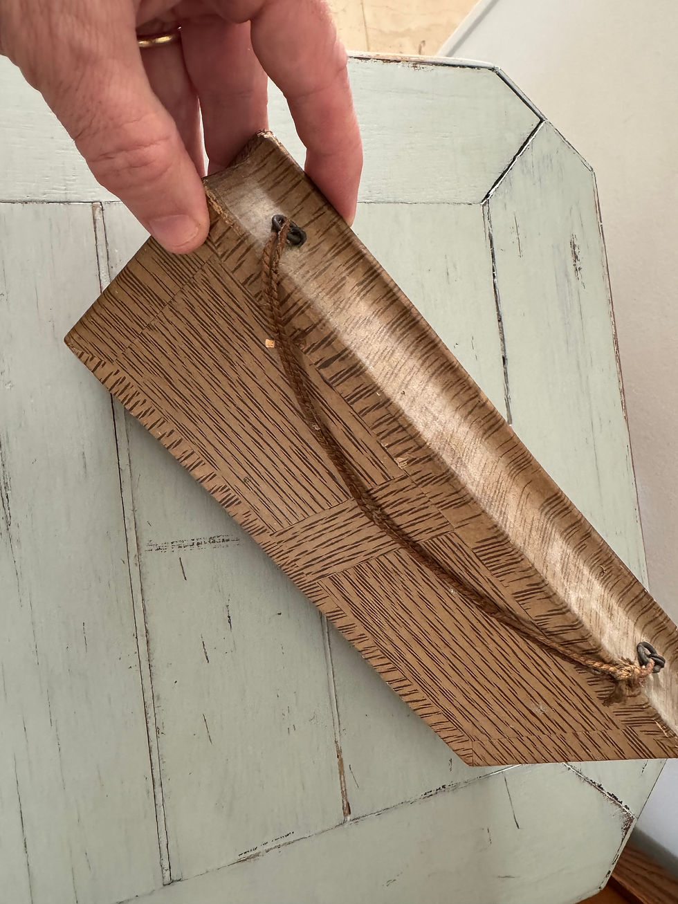 Miniature : Ancien travail de pecheur , os de seiche sculpté vers 1900 Naples et le Vesuve