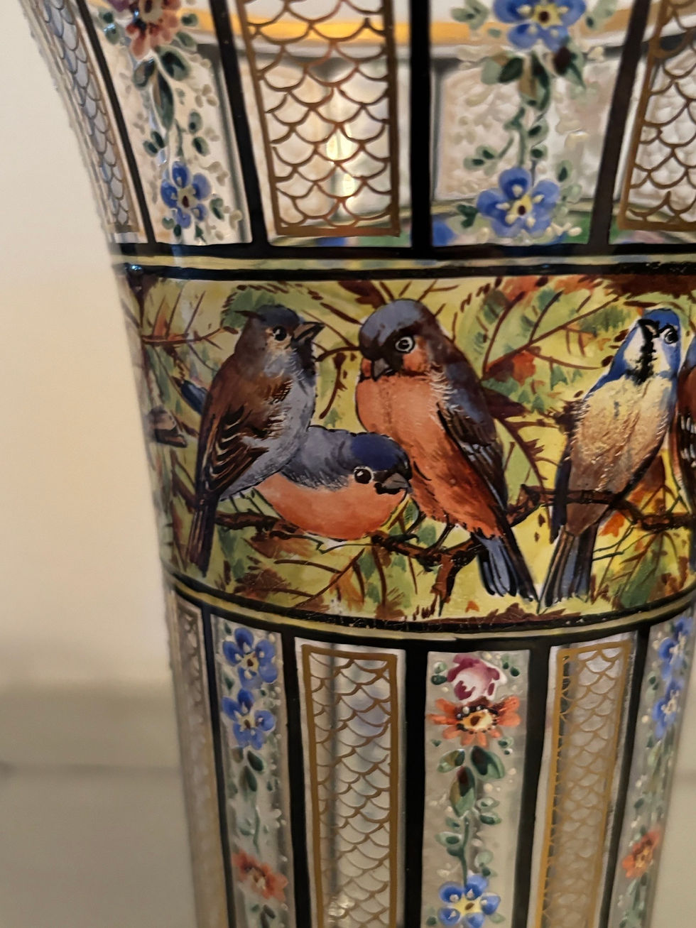 Miniature : Vase Dlg Julius Muhlhaus, Verre De Boheme, Haida, 1910, Era Daum