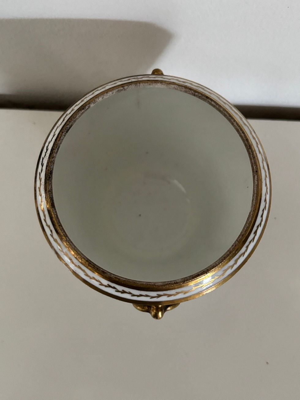 Miniature : Ancien sucrier en porcelaine de Paris fin XVIII eme Louis XVI
