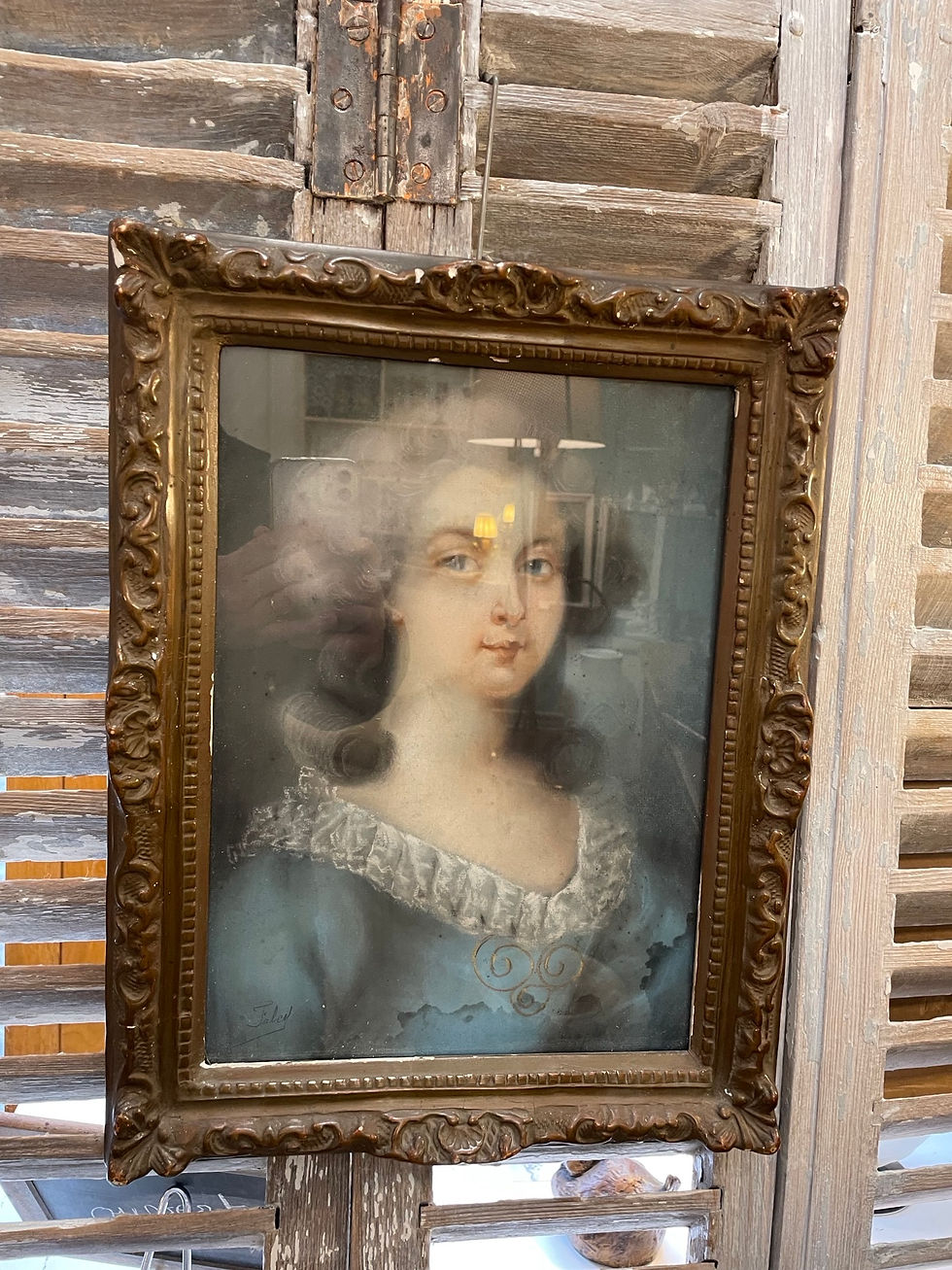 Miniature : Charmante paire de pastels fin du XVIII eme siècle