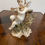 Miniature : Petit ange musicien en porcelaine fin du XIX eme siècle