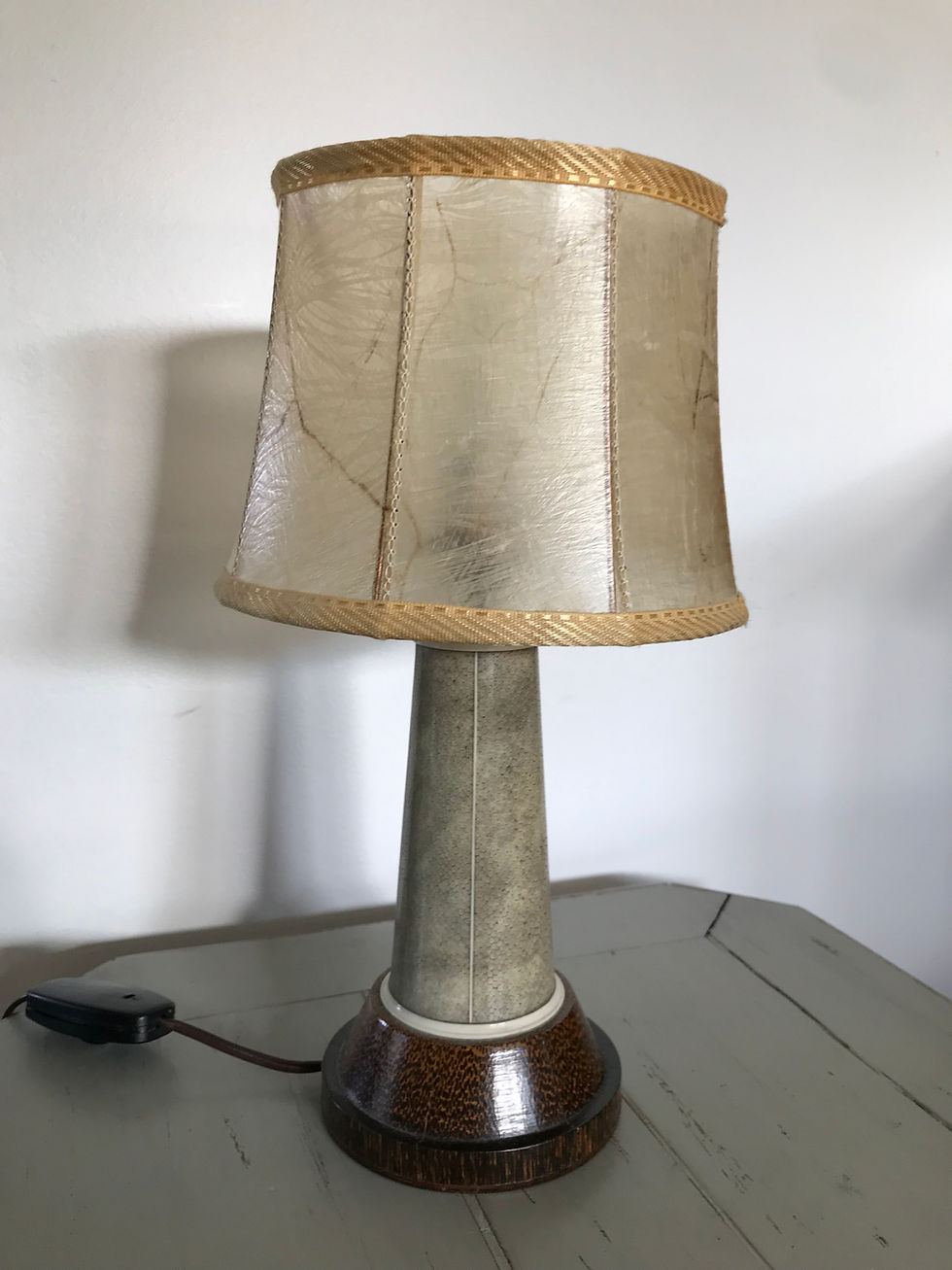 Rare lampe de Clement Rousseau art nouveau art déco