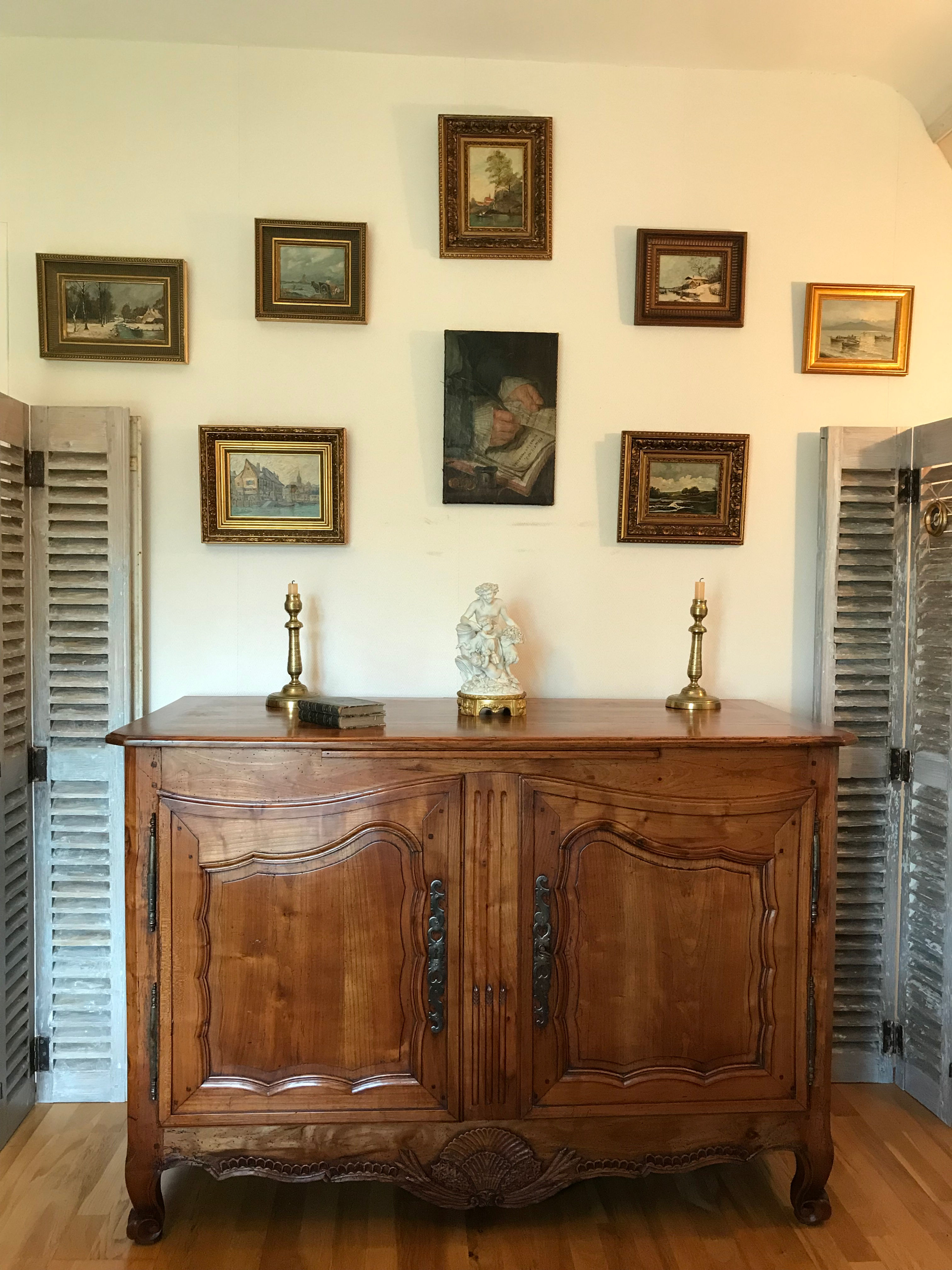 Buffet de chasse époque XVIII ème siècle en merisier