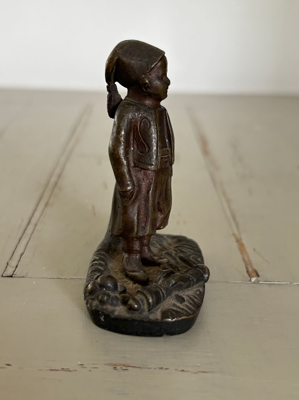 Miniature : Ancien petit bronze orientaliste XIX eme le spahi
