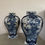 Miniature : Ancienne paire de vases en faience de Delft fin du XVIII eme siècle