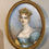 Miniature : Ancienne miniature sur ivoire signée Aubry epoque XIX eme ancien tableau