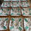 Miniature : Ancien servcice à asperge 12 assiettes de Longchamps terre de fer art nouveau