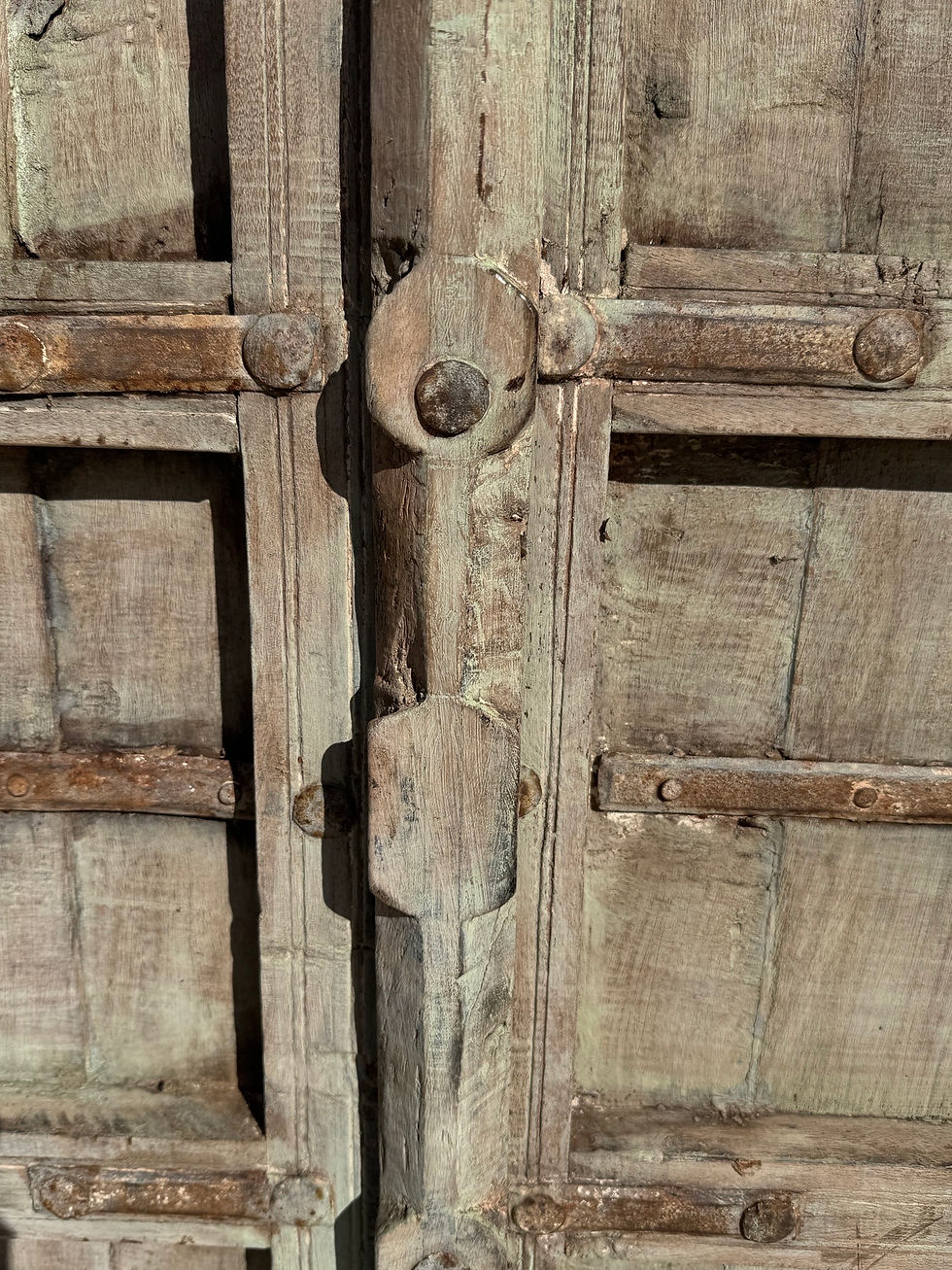 Miniature : Ancienne paire de portes indiennes debut du XIX eme siecle