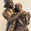 Miniature : Ancien bronze statue Dieu et Patrie par L Pilet XIX eme siècle