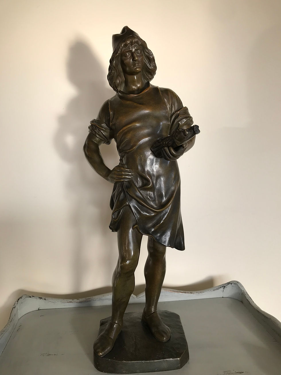 Bronze d'époque XIX ème siècle : Le sculpteur de Léon Morice